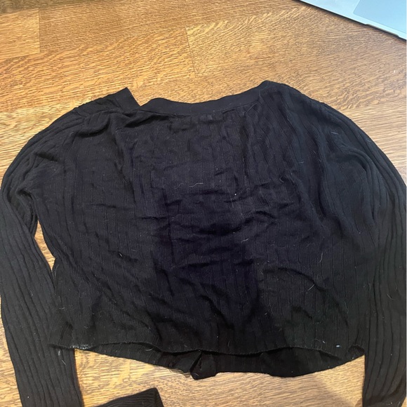 Black cropped sheer cardigan Urban Outfitters - Picture 5 of 5